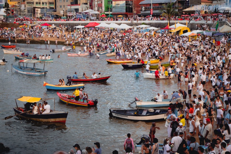 Salvador et la fête de Iemanjá